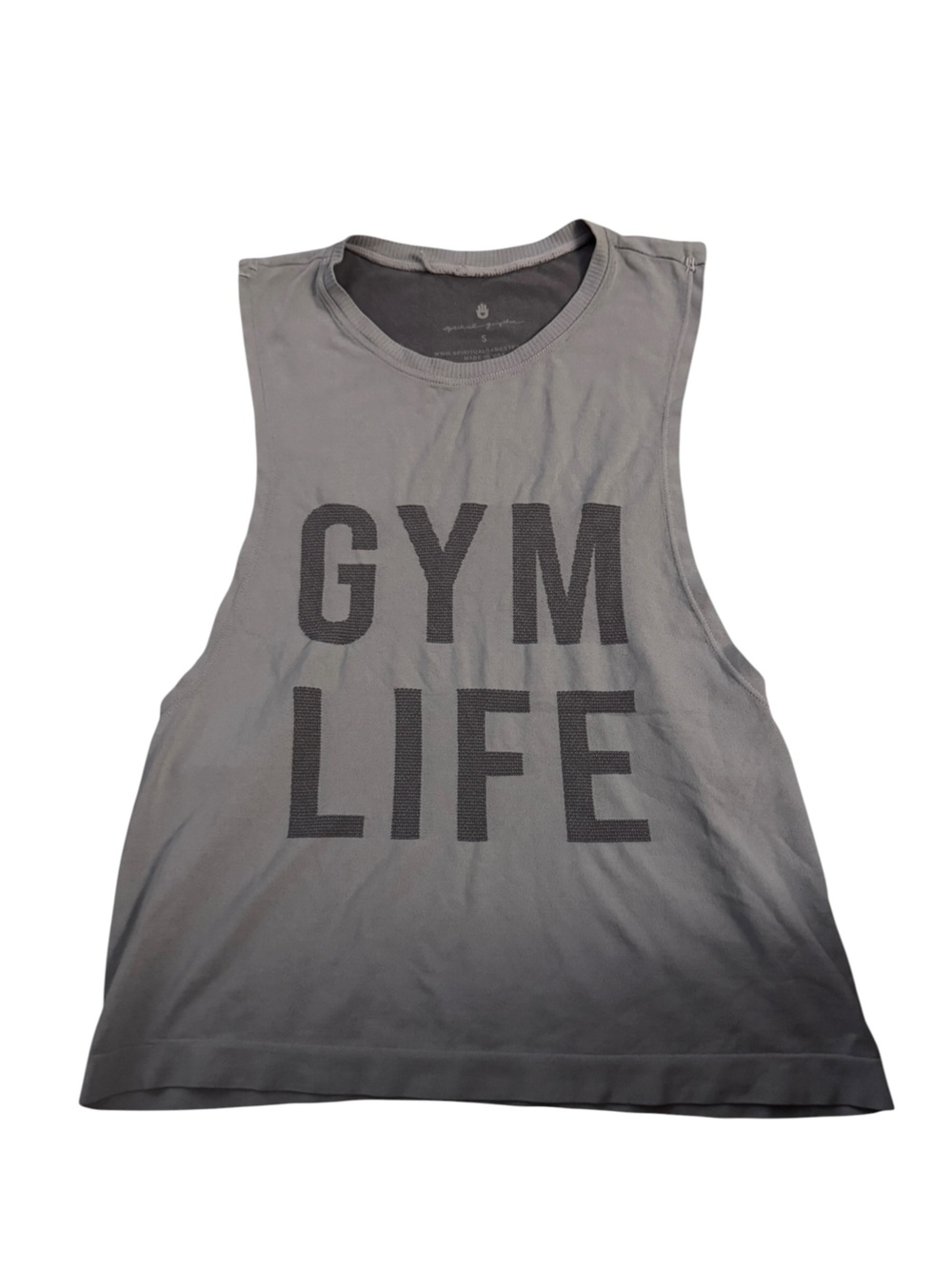 Spiritual Gangster Gym Life Muscle Tee NWOT | Small • Gray  • Sleeveless Tank